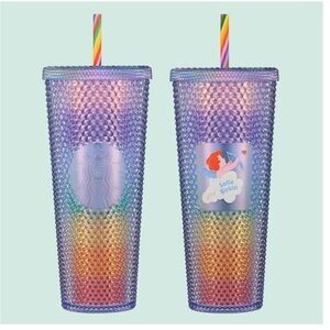 STARBUCKS + Sofie Birkin Rainbow Pride Bling Studded Venti Tumbler